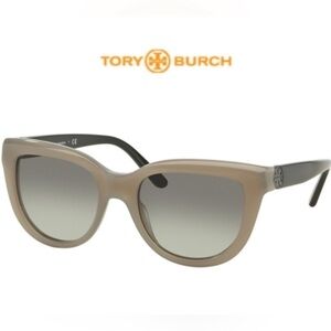TORY BURCH Gray Women's Cat Eye Sunglasses